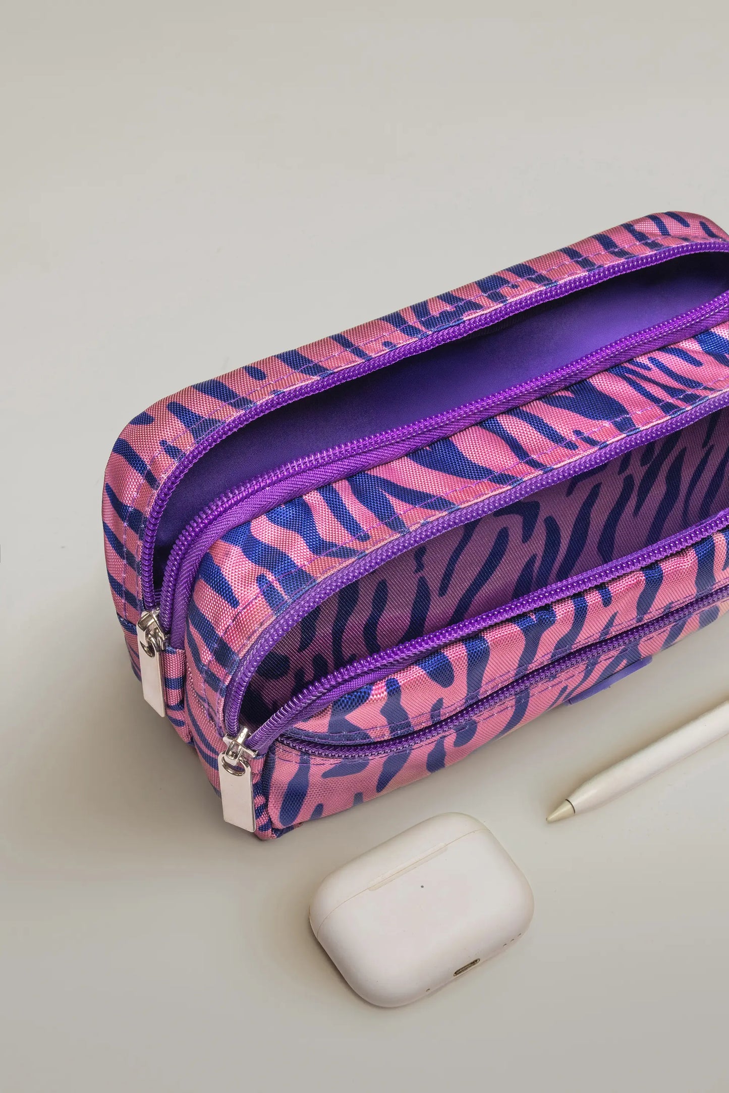 Vibrant Zebra Pouch