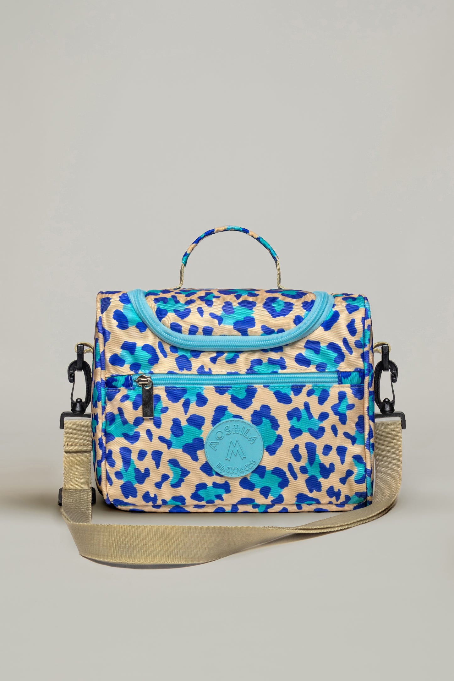 Blue Leopard Lunch Bag