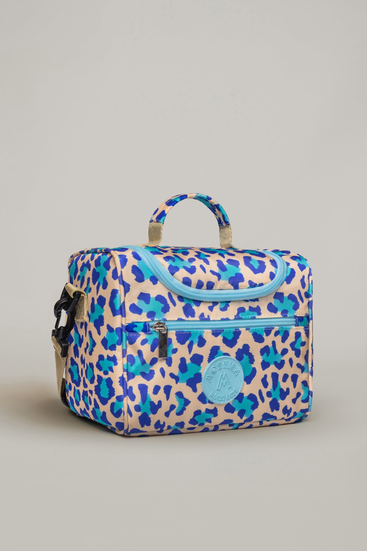 Blue Leopard Lunch Bag