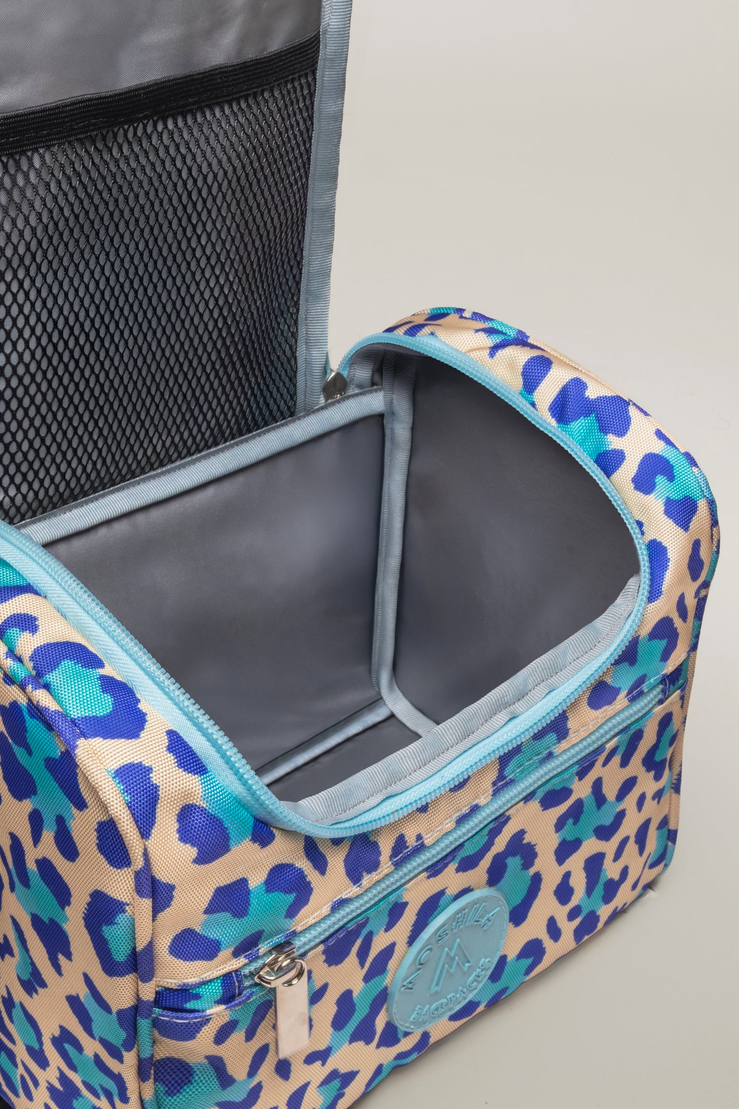 Blue Leopard Lunch Bag